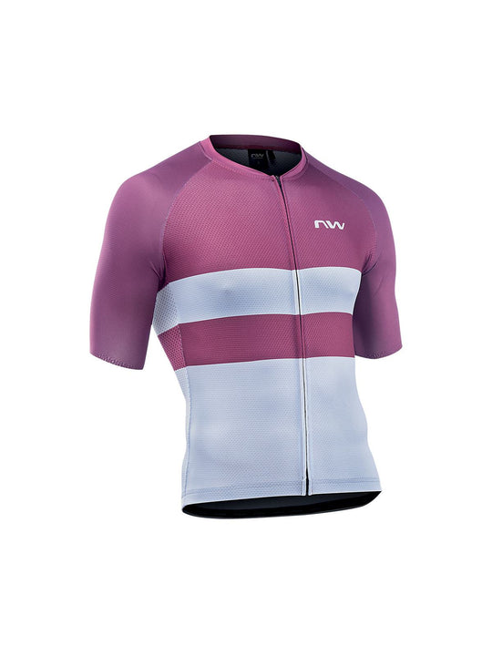 Koszulka rowerowa NORTHWAVE BLADE AIR Jersey - fioletowy/szary - Adventure Sports
