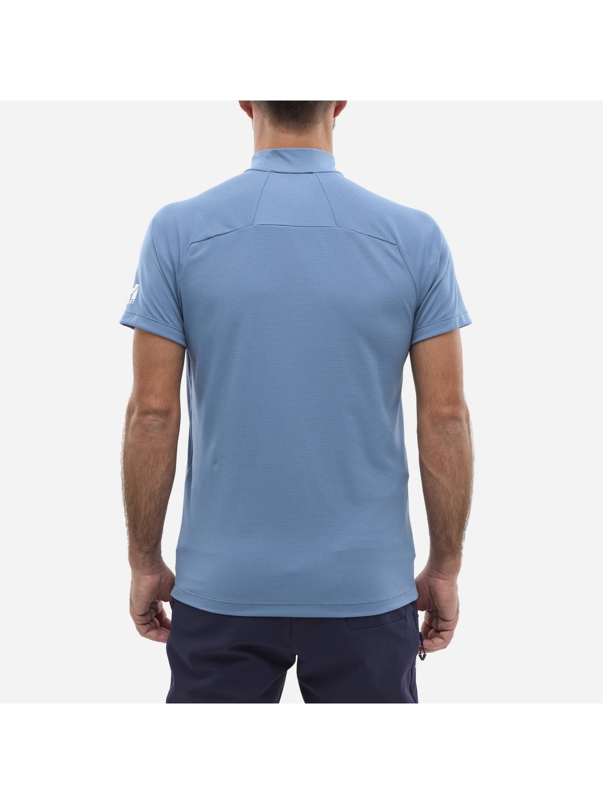 Koszulka MILLET KAMET TS ZIP SS M niebieski - Adventure Sports