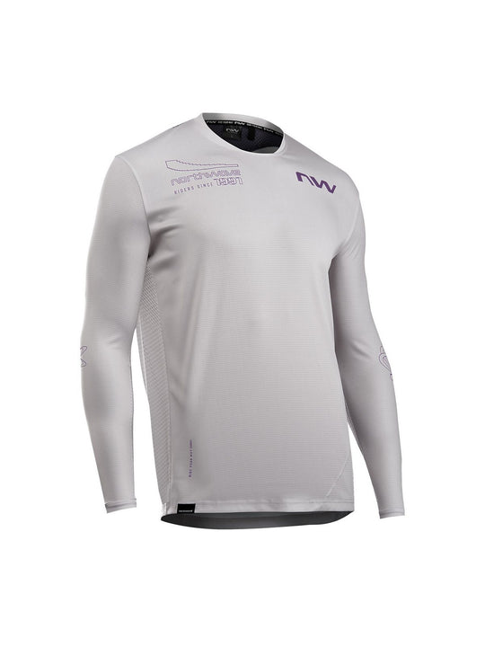 Koszulka rowerowa NORTHWAVE Edge 2 Jersey LS szary - Adventure Sports
