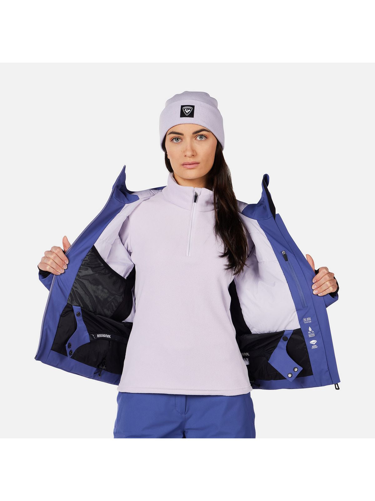 Kurtka narciarska damska ROSSIGNOL W Strawpile Jkt niebieska