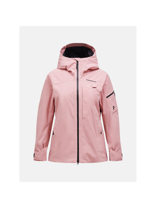 Kurtka narciarska damska Peak Performance W Alpine Gore-Tex 2L różowy - Adventure Sports
