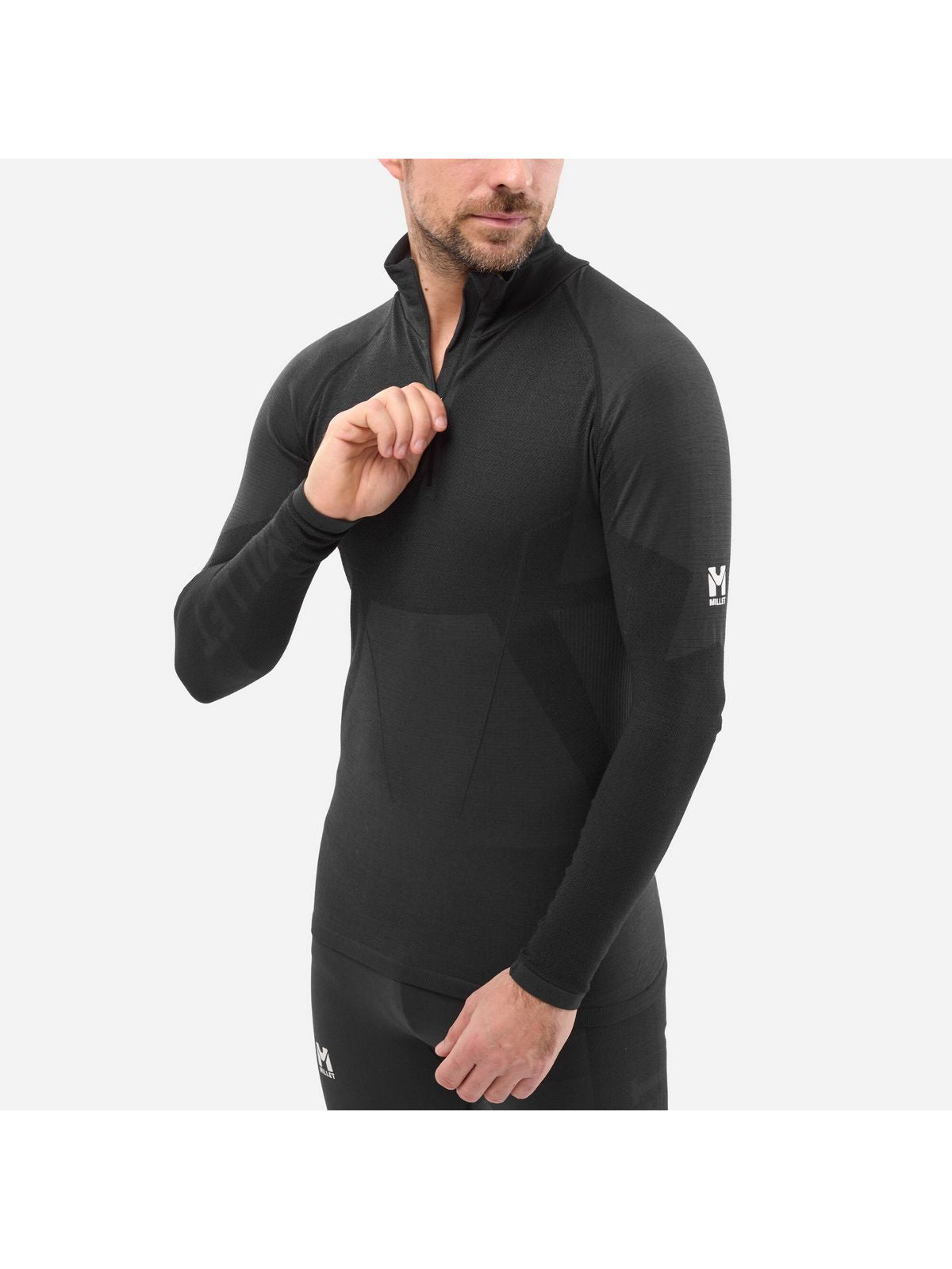Bielizna męska MILLET Drynamic Soft Ls 1/2 Zip M czarna