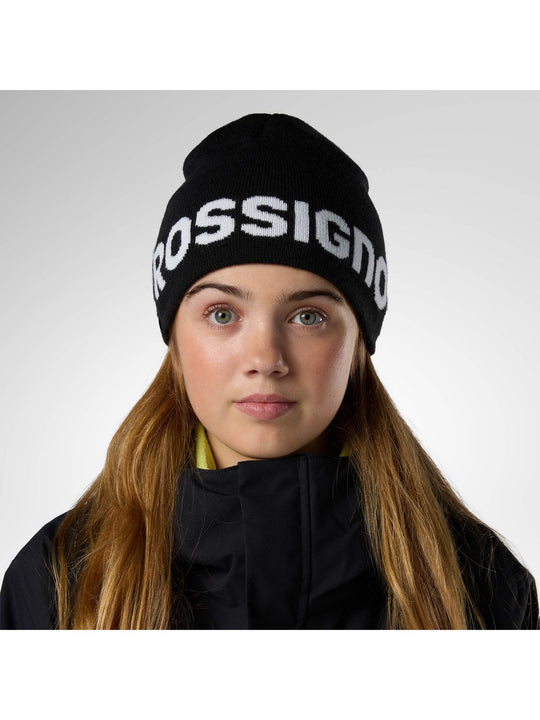Czapka juniorska ROSSIGNOL Jr Neo Rooster Beanie czarna
