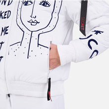 Kurtka narciarska damska Rossignol W Yety Fleecy Bomber Jkt biały - Adventure Sports
