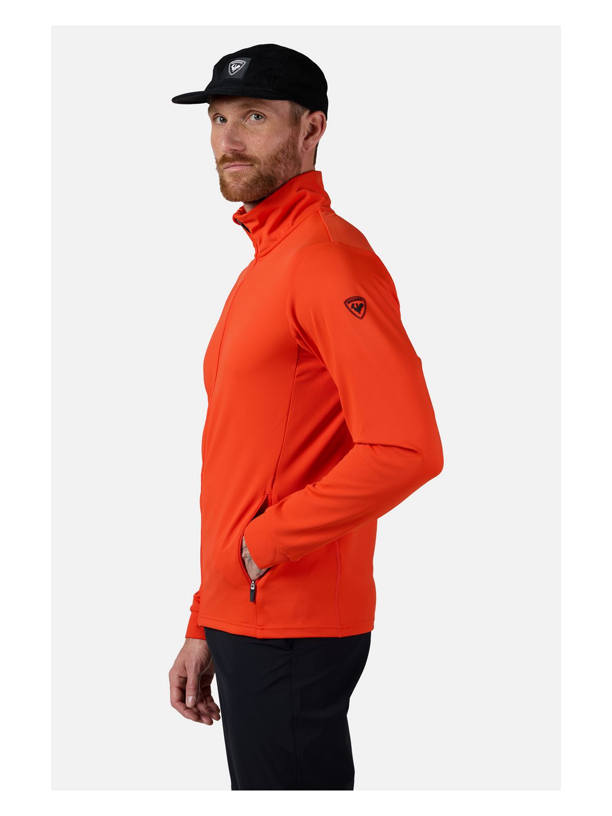 Bluza męska ROSSIGNOL Mid Layer Thin pomarańczowa