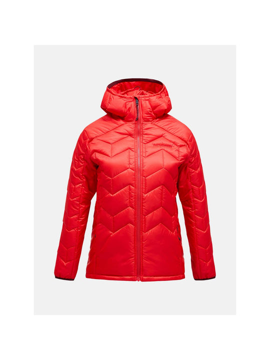 Kurtka PEAK PERFORMANCE Elevate Liner Hood Jacket Women czerwony - Adventure Sports
