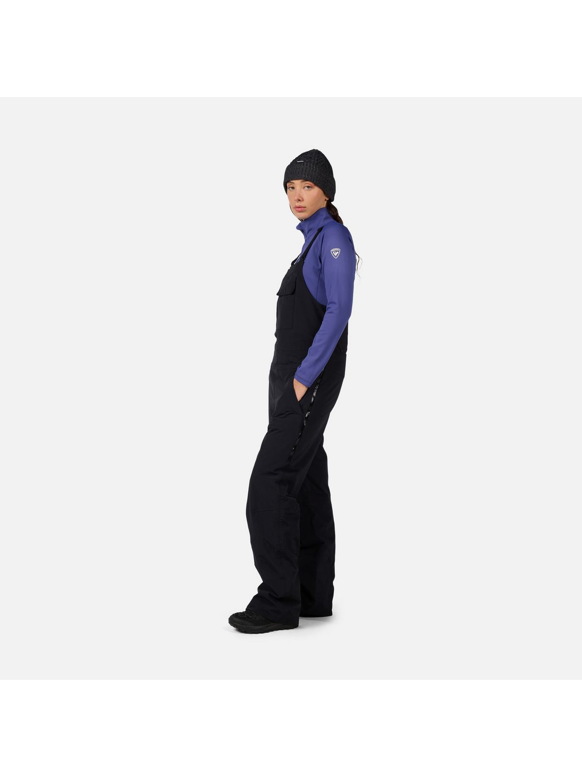 Spodnie narciarskie damskie ROSSIGNOL W Outerlimits Insulated Bib czarne