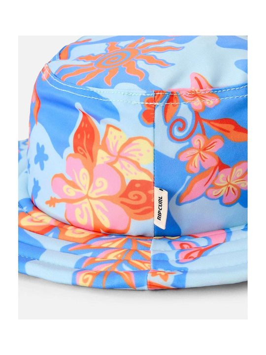 Kapelusz damski RIP CURL Mixed Swim Upf Bucket Hat-Girl niebieski
