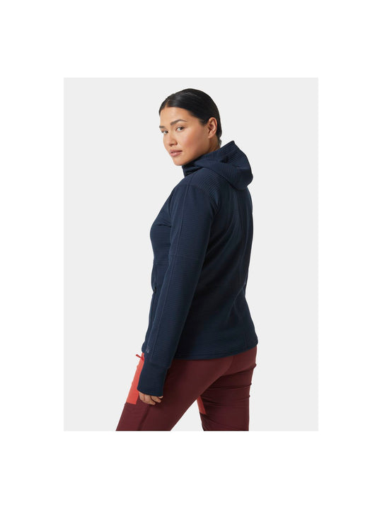 Bluza damska HELLY HANSEN W Evolved Air Hooded Midlayer granatowy - Adventure Sports
