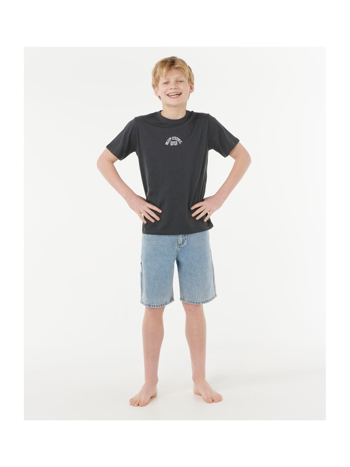 Koszulka RIP CURL TROPIC DAZE ART TEE -BOY czarna