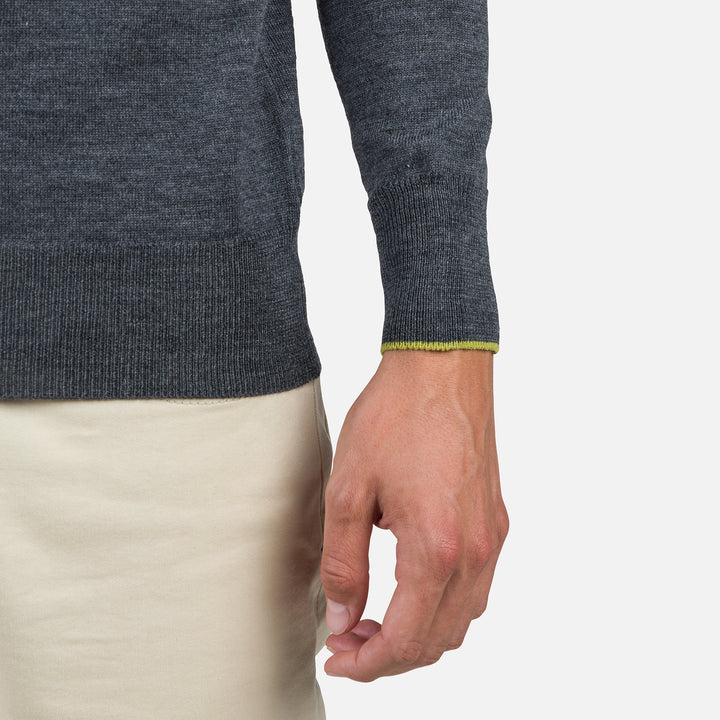 Sweter Rossignol Stripe Hz Knit New szary - Adventure Sports

