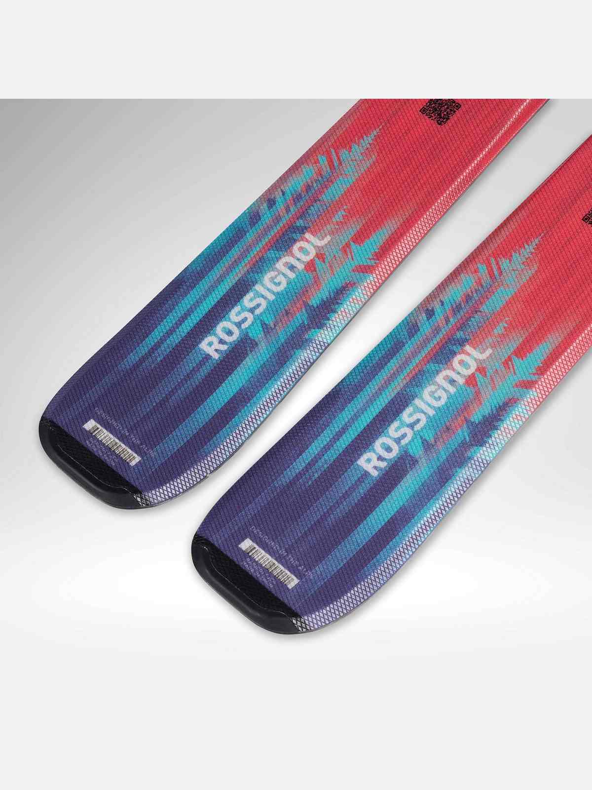 Narty dla dzieci ROSSIGNOL Sender Jr + wiązania LOOK Xpress 7 Gw B83 Black