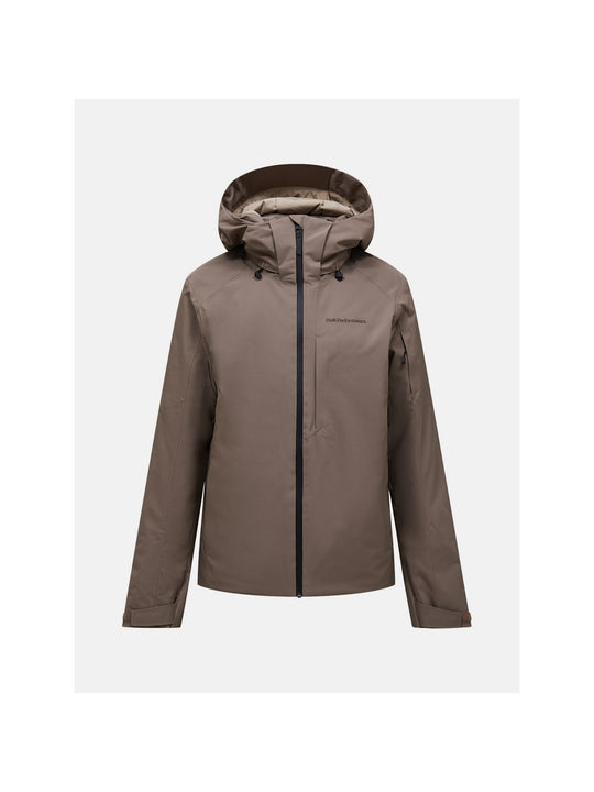 Kurtka narciarska męska PEAK PERFORMANCE Maroon HIPE 2L Insulated Shell Jacket brązowa
