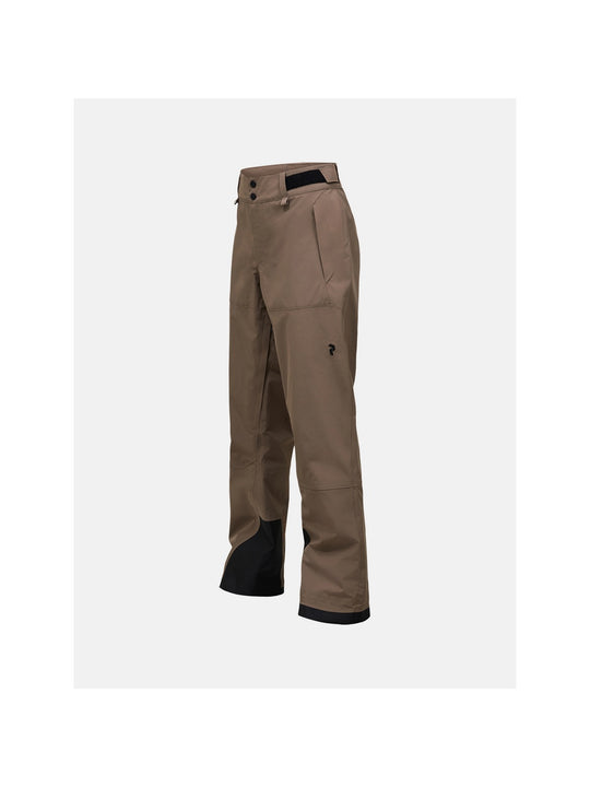 Spodnie narciarskie damskie PEAK PERFORMANCE Vertec HIPE 3L Shell Pants brązowe

