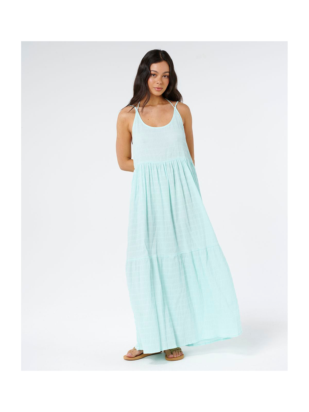 Sukienka RIP CURL Island Cover Up Maxi niebieska