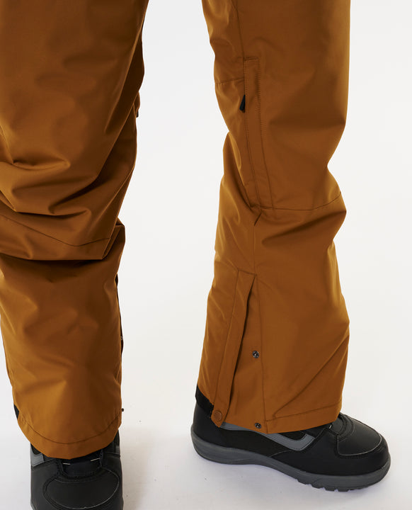 Spodnie narciarskie RIP CURL Base 10K/10K Pant żółty - Adventure Sports
