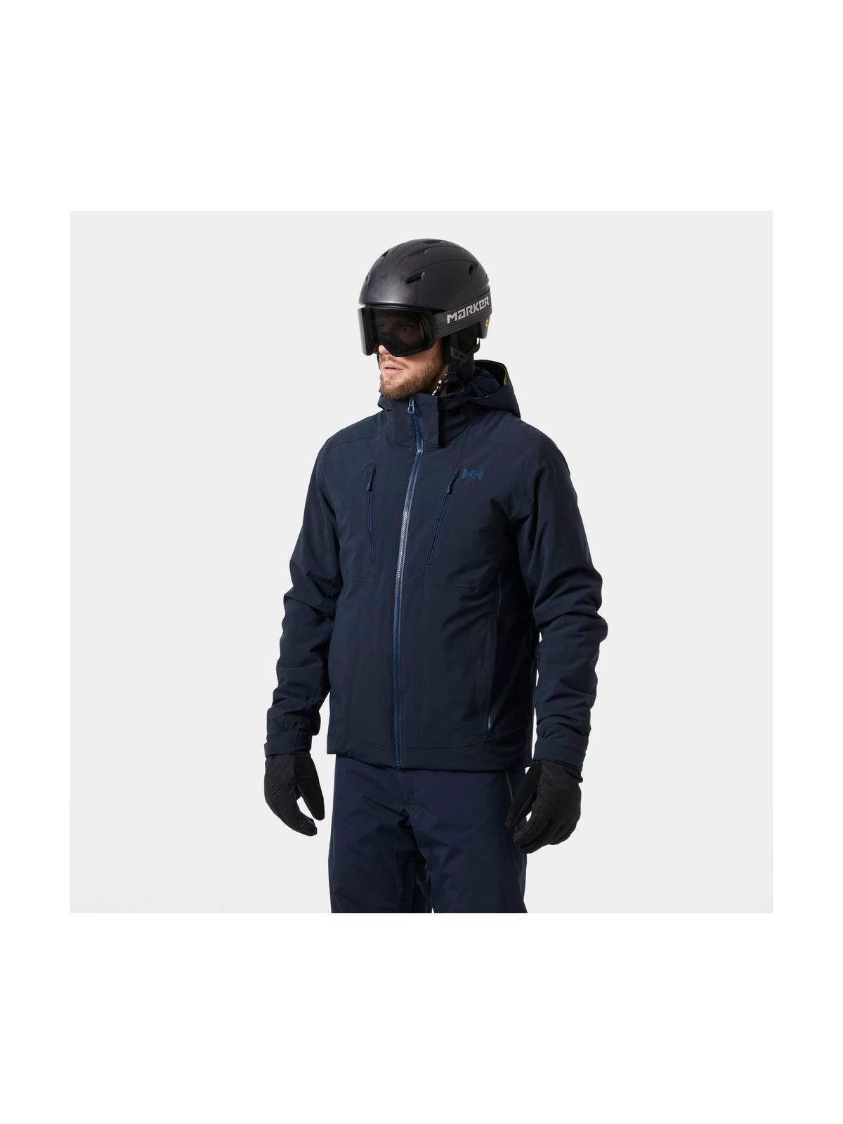 Kurtka narciarska męska HELLY HANSEN ALPHA 4.0 JACKET granatowa