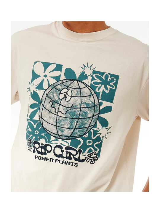 Koszulka RIP CURL Swc Earth Power Tee biały - Adventure Sports
