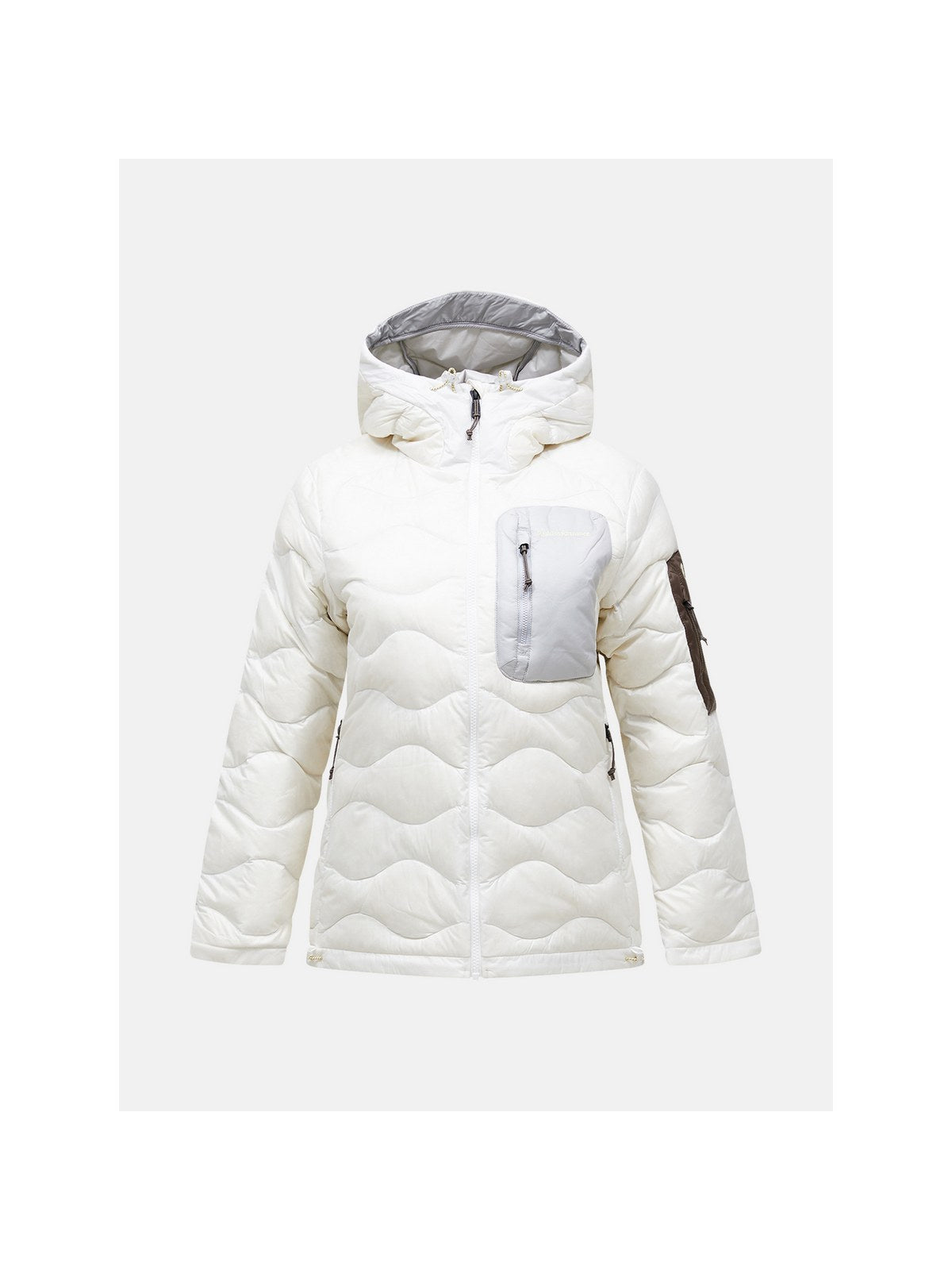 Kurtka puchowa damska PEAK PERFORMANCE Helium Utility Down Hood Jacket biała