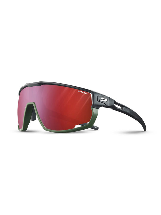 Okulary fotochromowe Julbo Rush - czarny/Khaki | Reactiv High Contrast cat 0-3 - L - Adventure Sports
