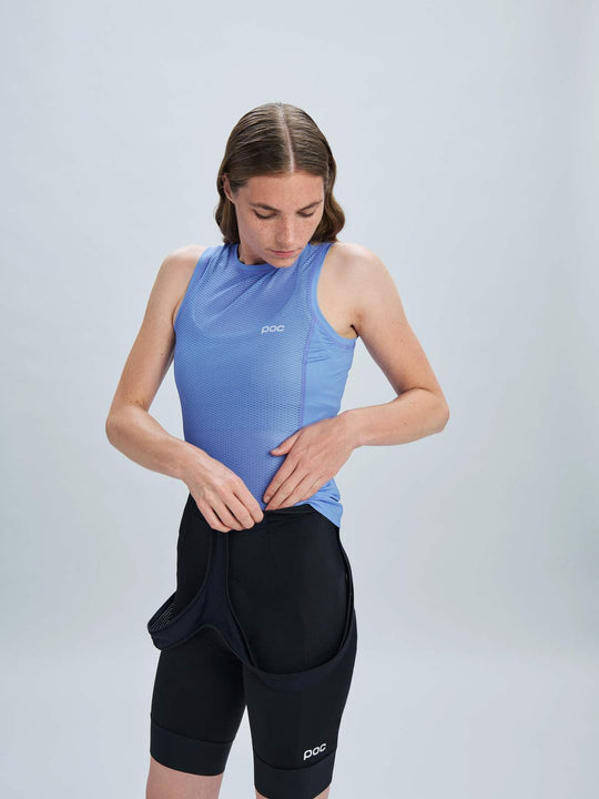 Koszulka rowerowa damska POC W’s Essential Layer Vest niebieski - Kamizelka - Adventure Sports
