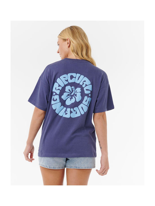 Koszulka RIP CURL LUXE SURF HERITAGE TEE granatowa
