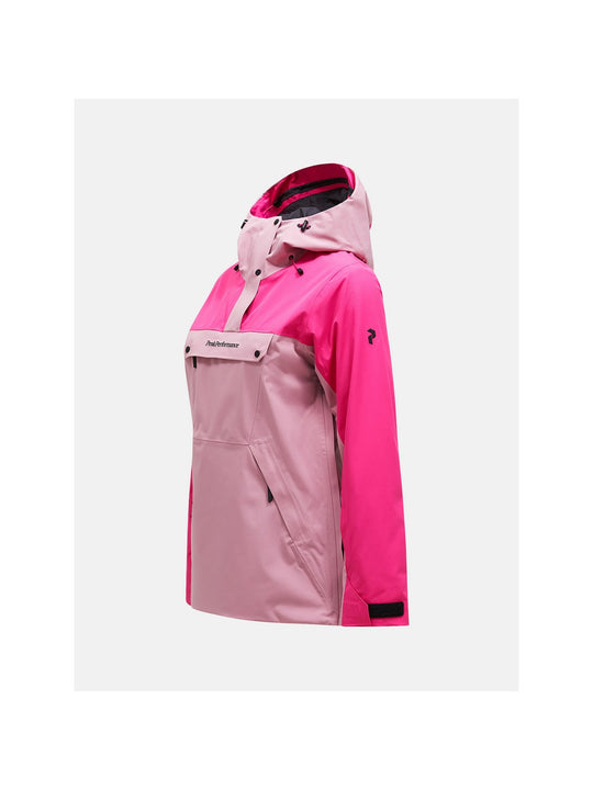 Kurtka narciarska Peak Performance W 2L Anorak brązowy - Adventure Sports
