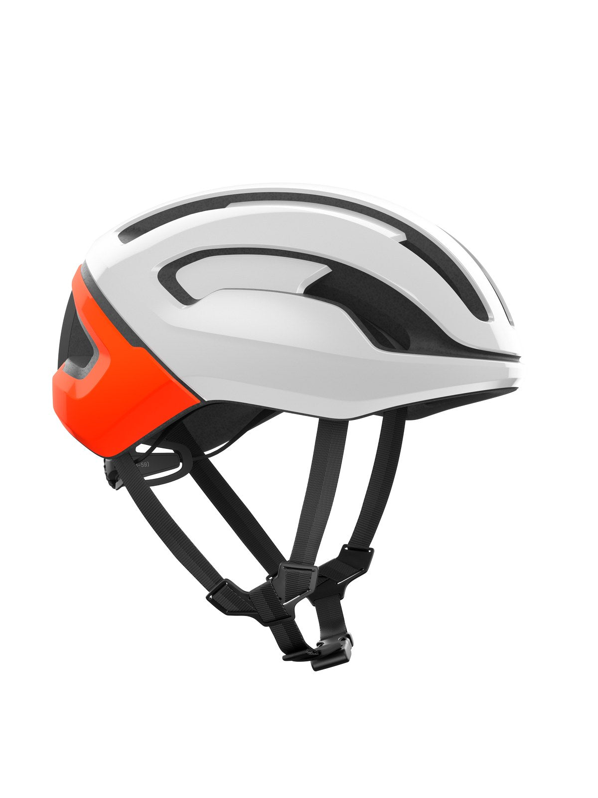 Kask rowerowy POC Omne Air MIPS biało pomarańczowy
