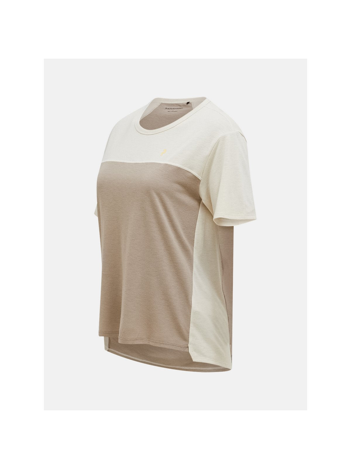 Koszulka damska PEAK PERFORMANCE W Trail Wool Blend SS beżowa - Adventure Sports