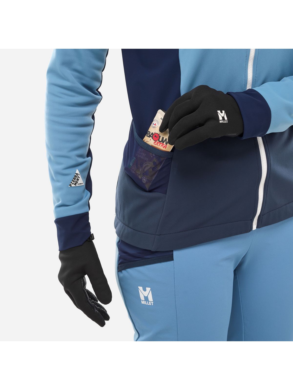 Kurtka narciarska MILLET PIERRAMENT HOODIE niebieska