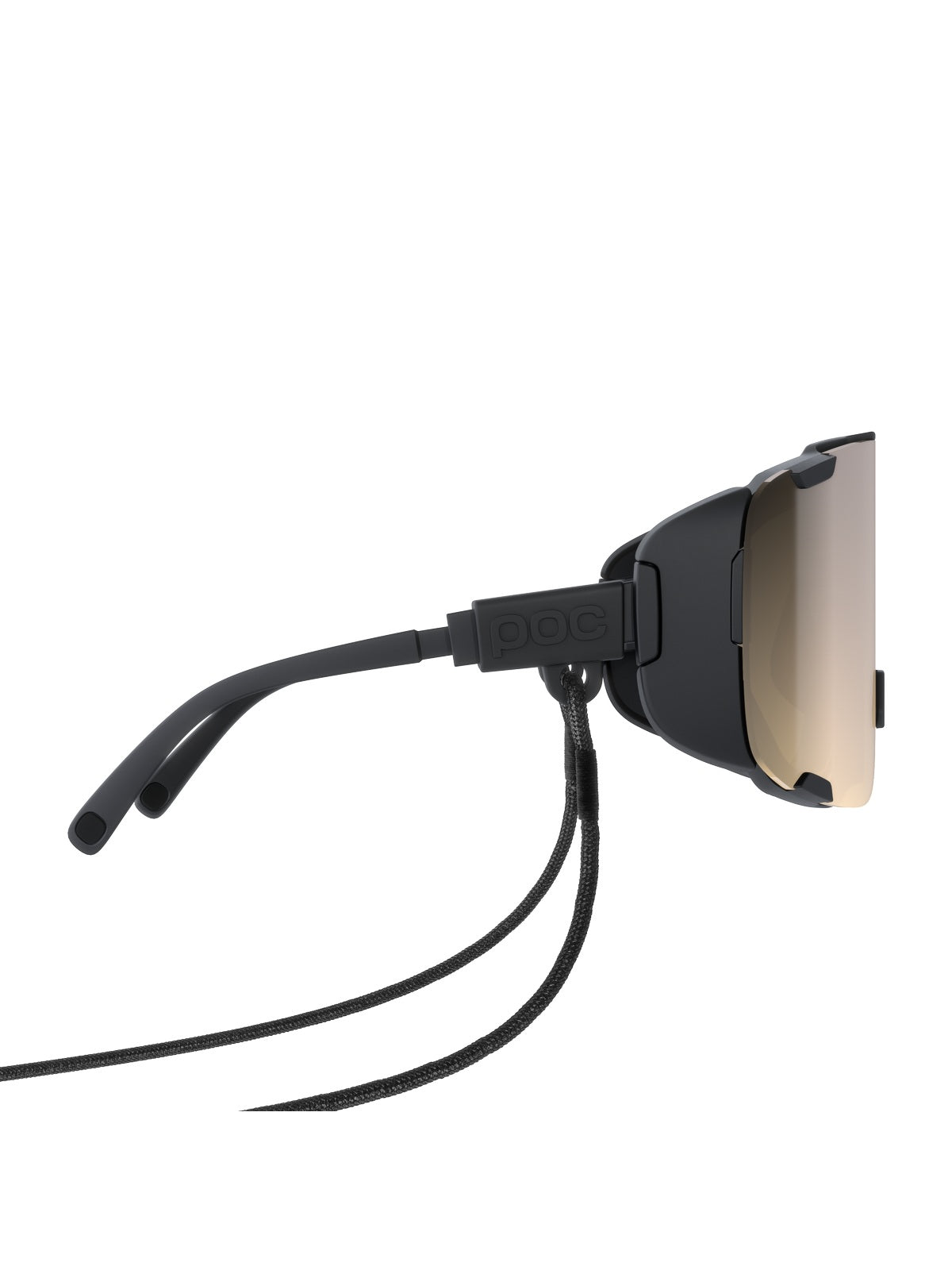 Okulary rowerowe POC Devour Ultra czarny - Clarity Trail/Partly Sunny Silver Cat 2
