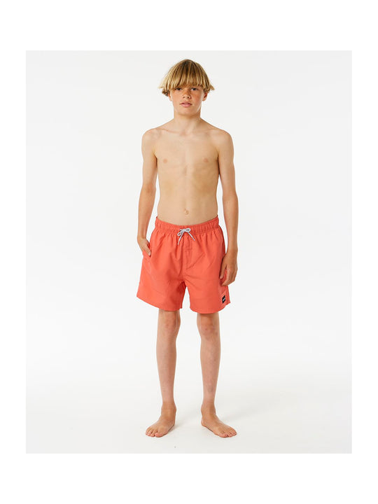 Boardshorty RIP CURL Offset Volley Boy czerwony - Adventure Sports
