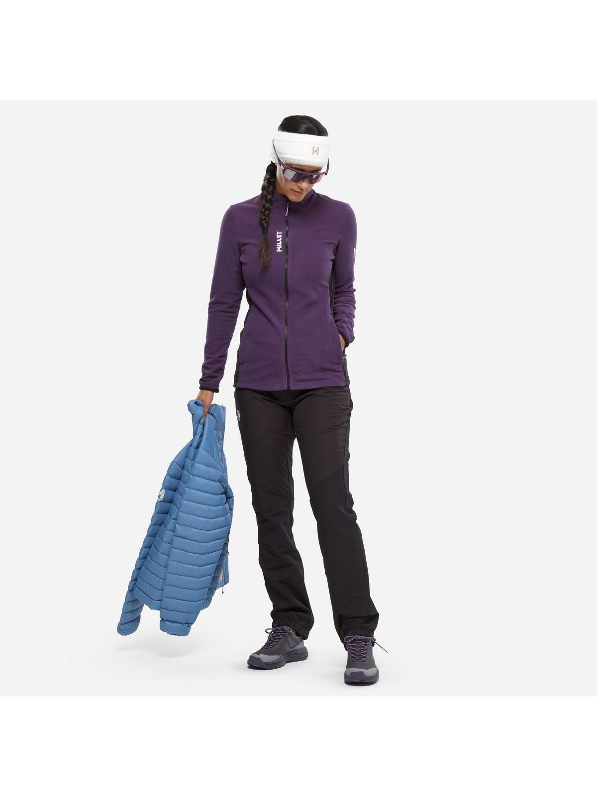 Bluza damska MILLET Ubic Lightgrid Jkt W fioletowa
