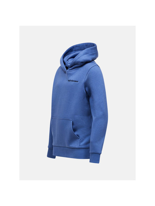 Bluza z kapturem juniorska PEAK PERFORMANCE Original Small Logo Hood niebieska
