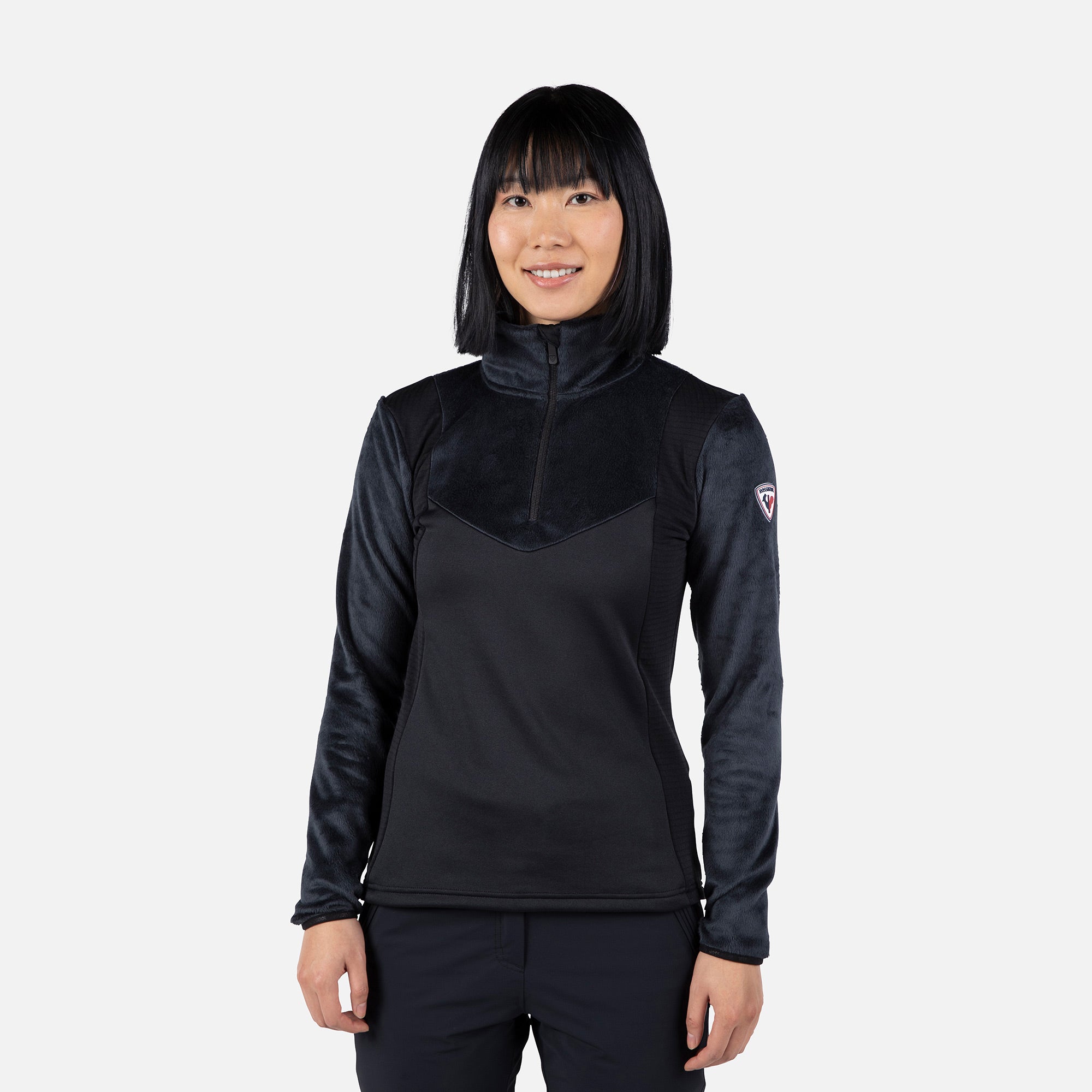 Bluza Rossignol W Diretta Fleece Hz czarny - Adventure Sports