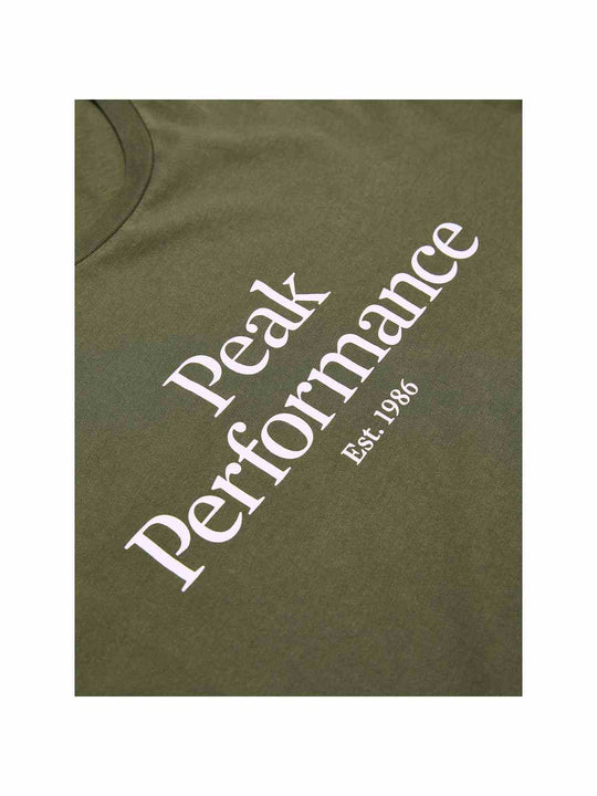 Koszulka Peak Performance M Original Tee zielony - Adventure Sports
