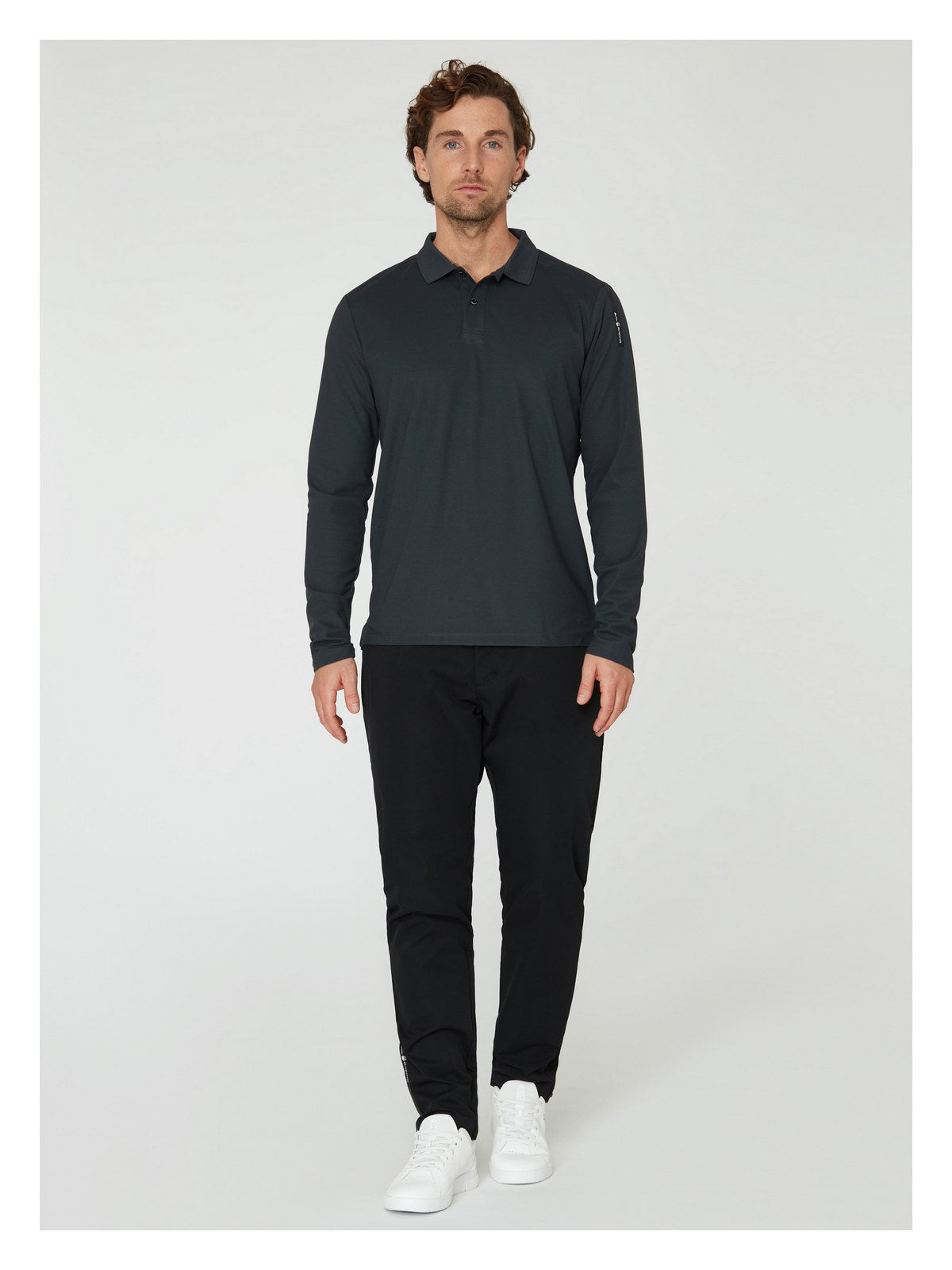 Koszulka męska SAIL RACING M Spray Technical Ls Polo szara