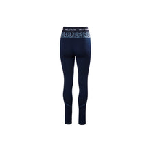 Spodnie damskie HELLY HANSEN W Lifa Merino Midweight Graphic Pant kolor granatowy
