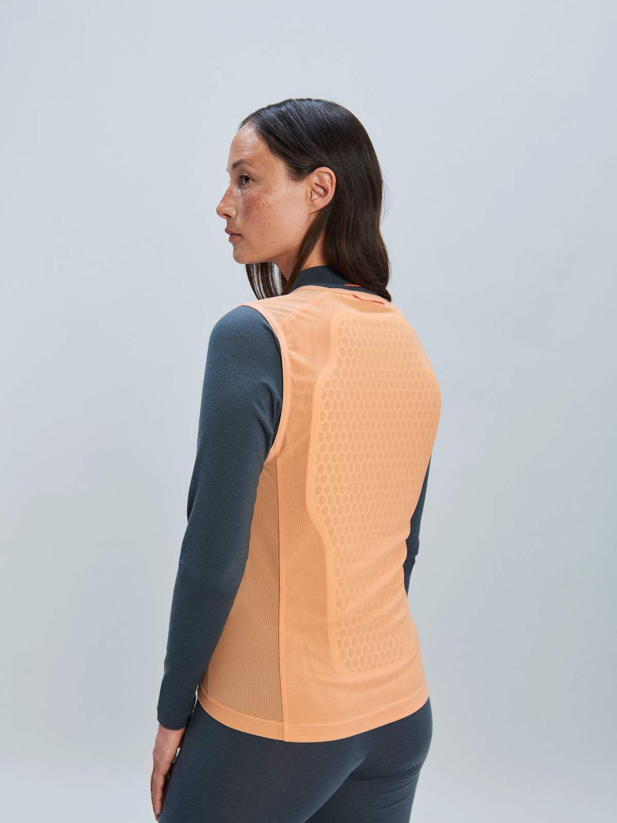 Ochraniacz na plecy damski POC W's VPD Air Vest morelowy