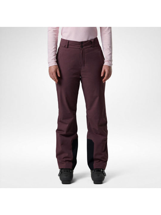 Spodnie narciarskie damskie ROSSIGNOL W 4Ws Blackside Insulated Pant bordowe
