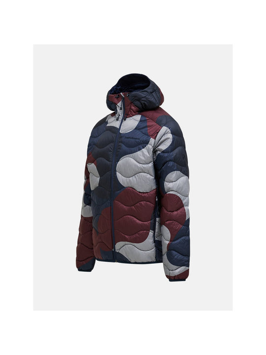 Kurtka męska PEAK PERFORMANCE Helium AOP Down Hood Jacket multikolor

