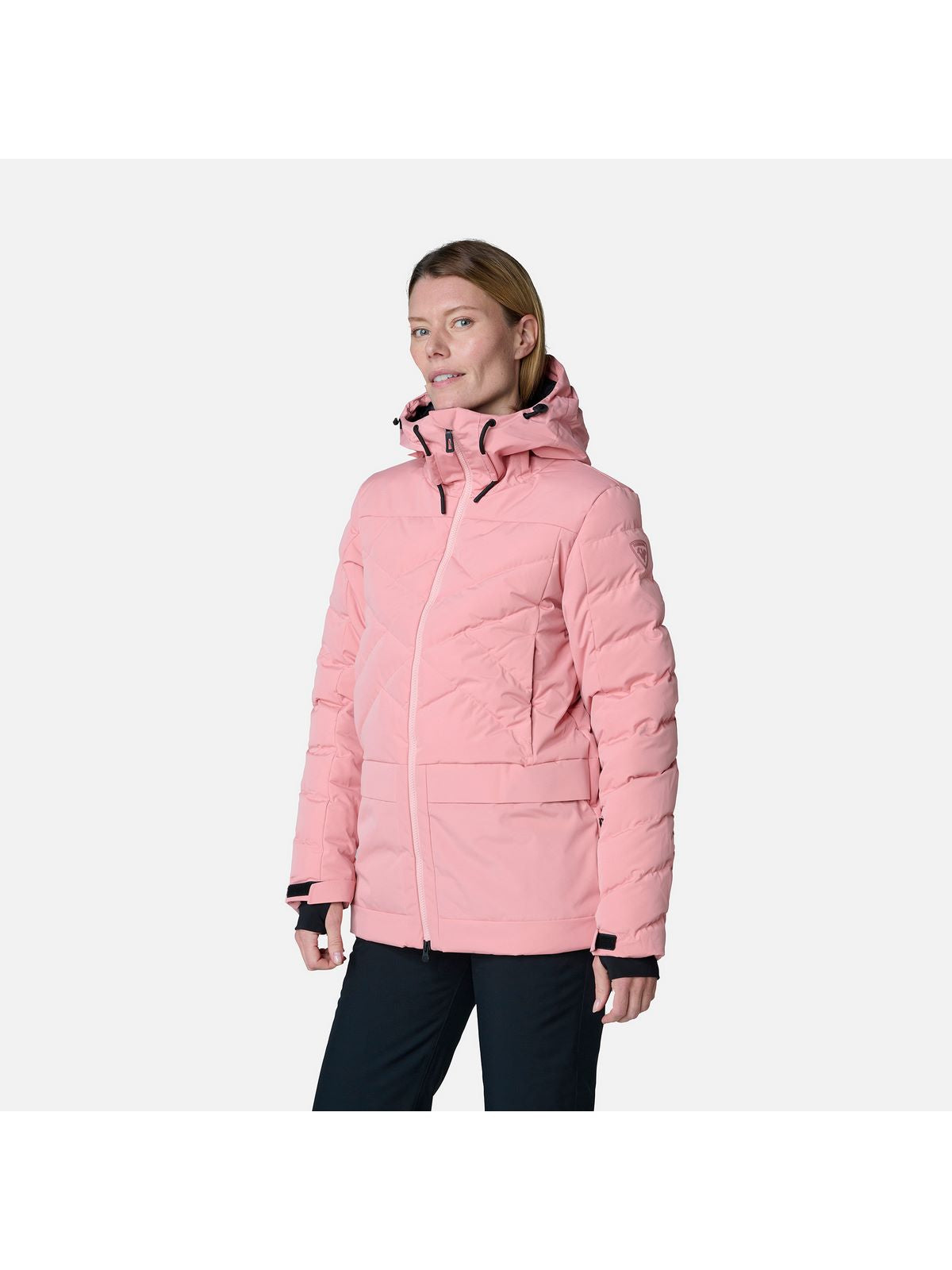 Kurtka Rossignol W Puffy Parka różowy - narciarska - Adventure Sports