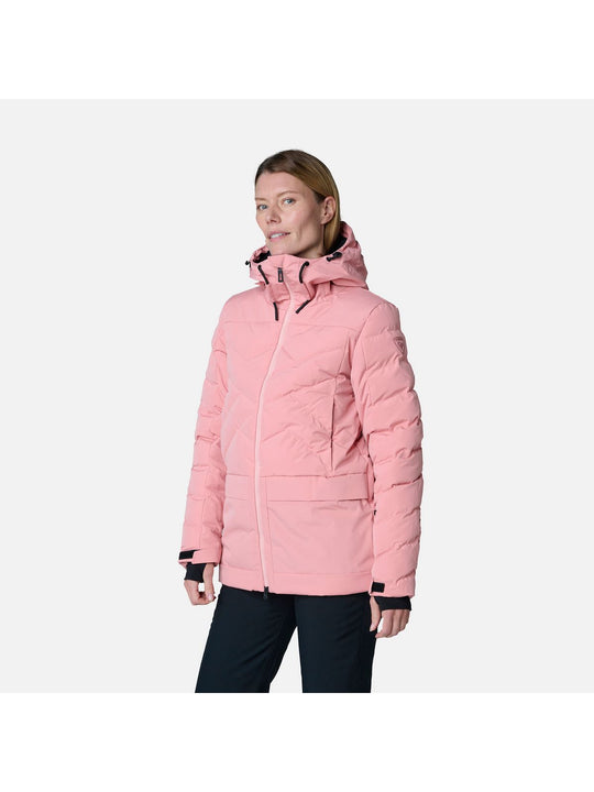 Kurtka Rossignol W Puffy Parka różowy - narciarska - Adventure Sports
