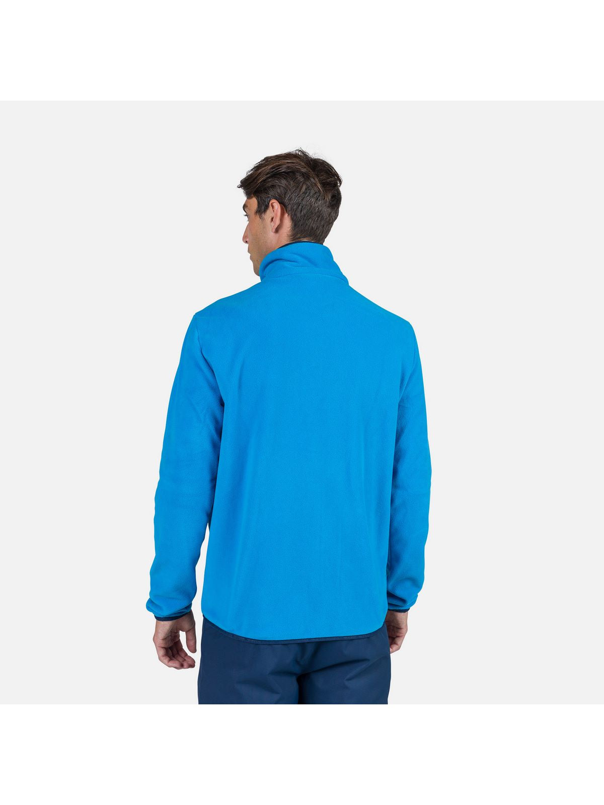 Bluza męska Rossignol Strawpile Fleece Fz niebieska - Adventure Sports