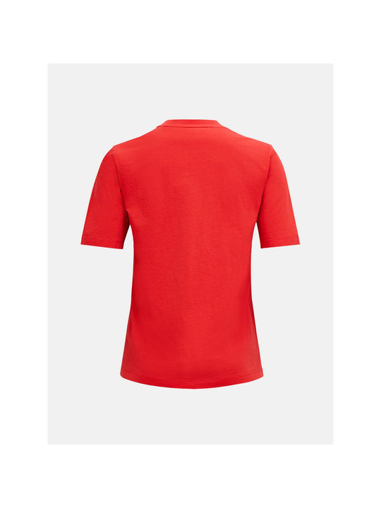 Koszulka PEAK PERFORMANCE Original Small Logo Tee Women czerwony - Adventure Sports
