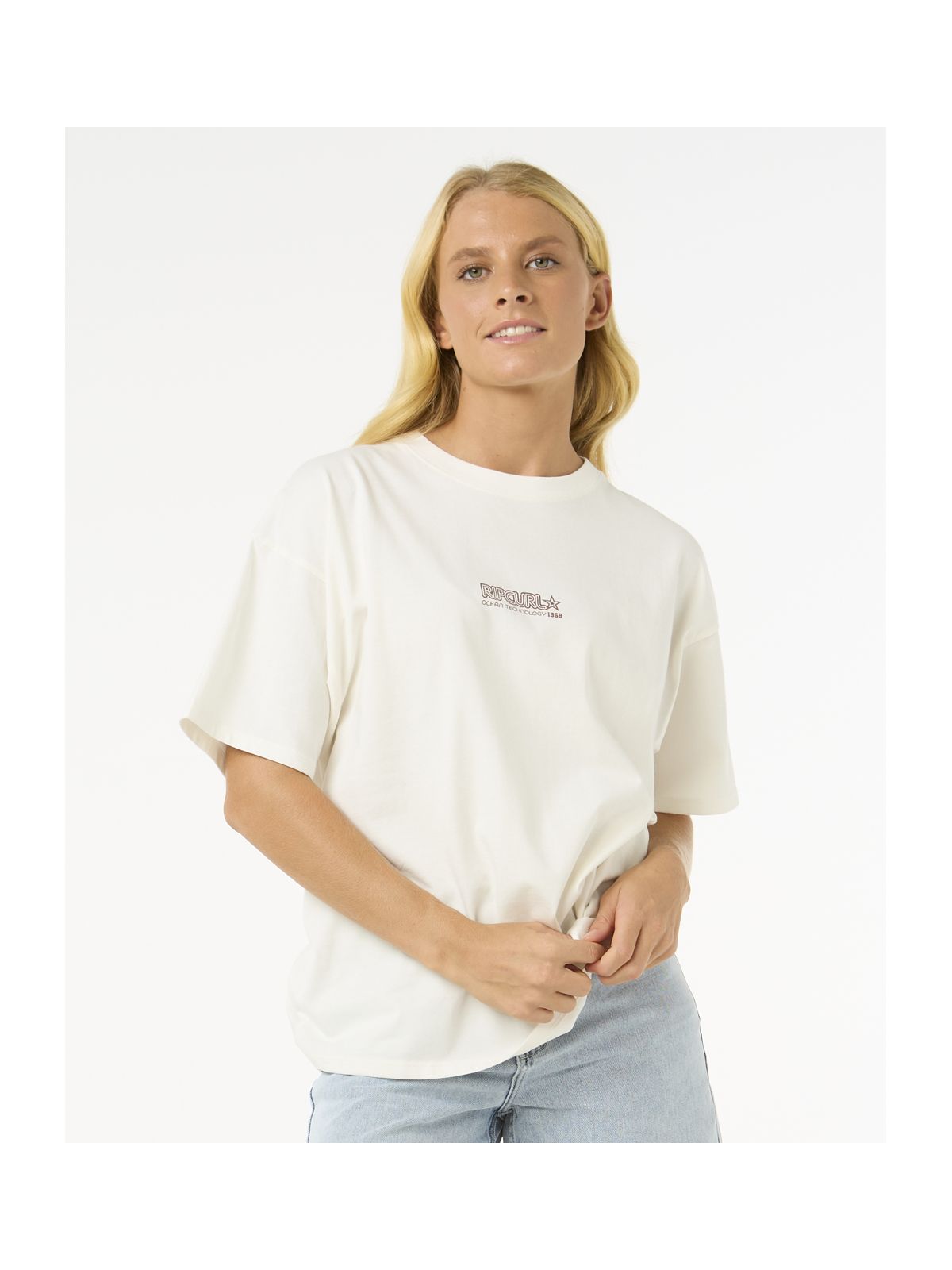 Koszulka RIP CURL Las Dalias Heritage Tee biały