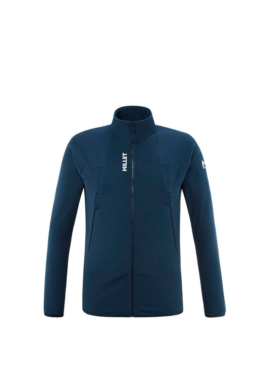 Bluza polarowa MILLET M K Lightgrid Jkt Granatowy - Kurtka - Adventure Sports

