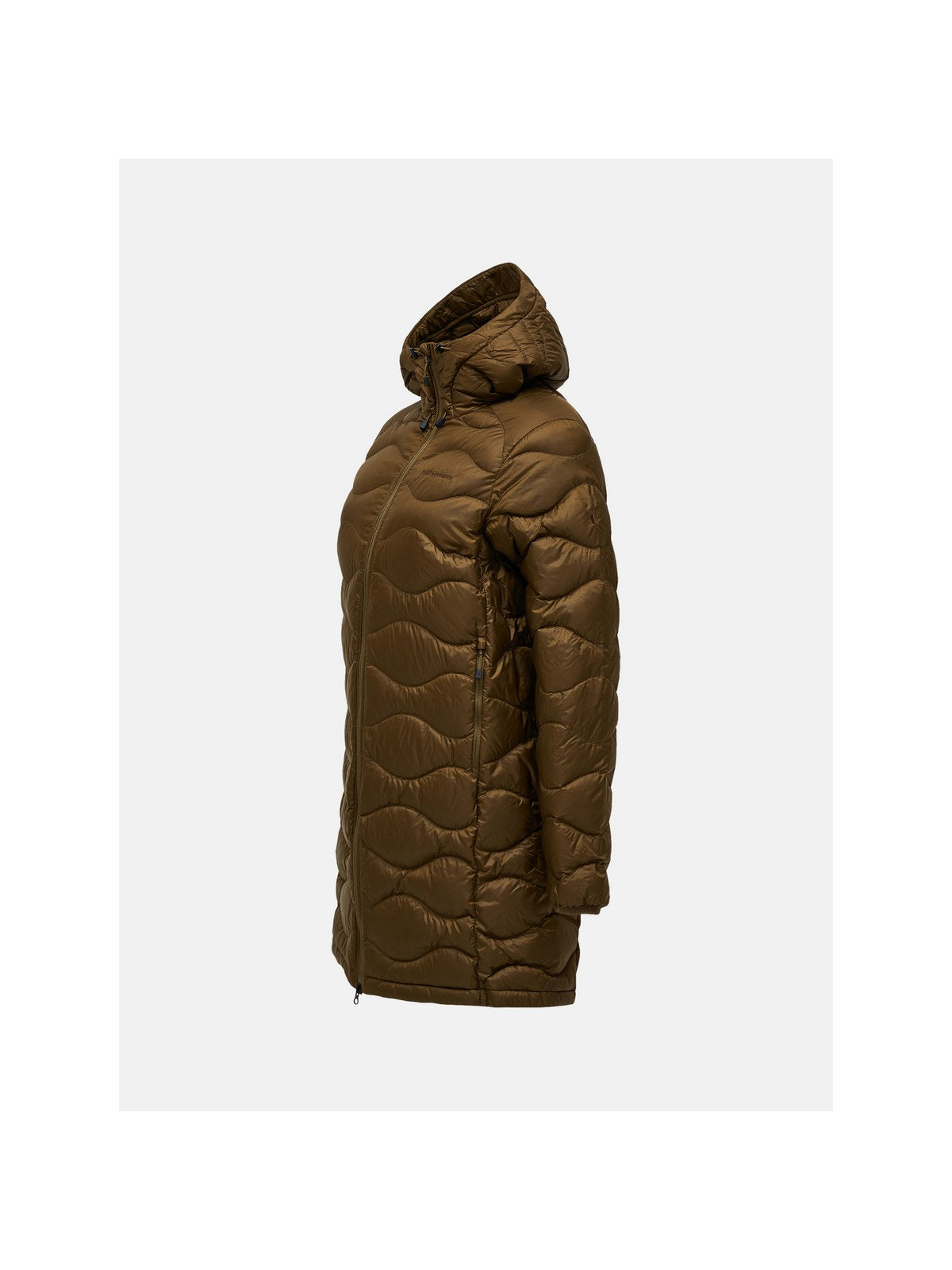 Parka puchowa damska PEAK PERFORMANCE Helium Down Parka brązowa