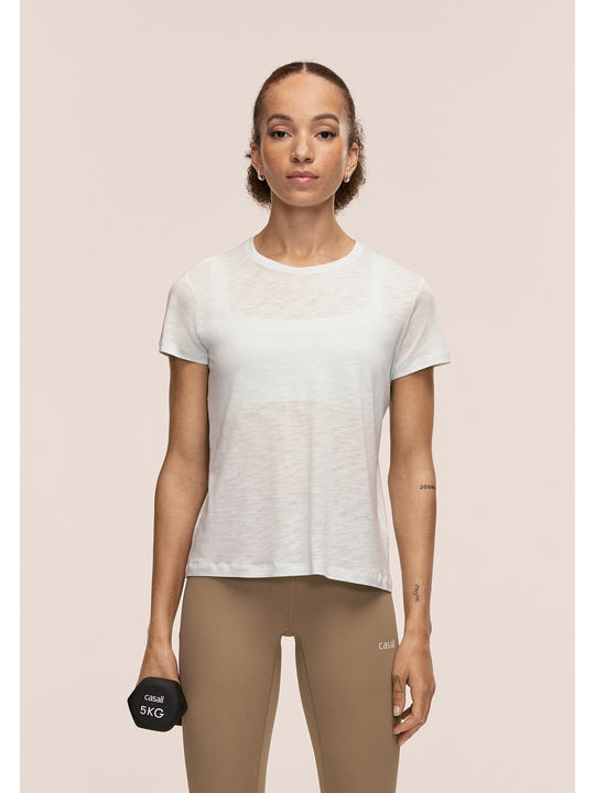 Koszulka damska CASALL Soft Texture Tee kolor zielony
