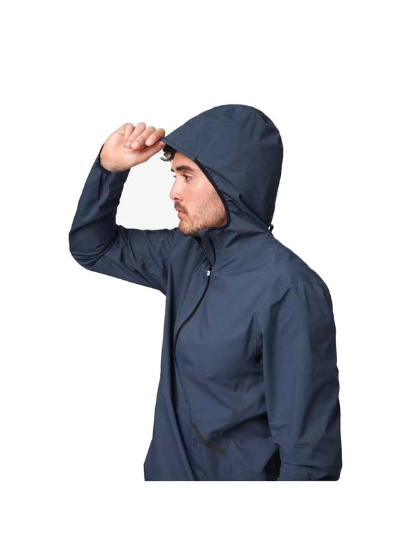 Kurtka do biegania męska ON RUNNING WATERPROOF Anorak - niebieski